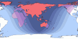 Map of the 20281231 Total Lunar Eclipse